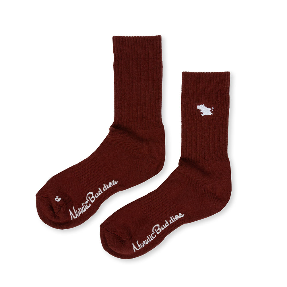 Moomintroll Tennis Socks 36-42 Red - The Official Moomin Shop