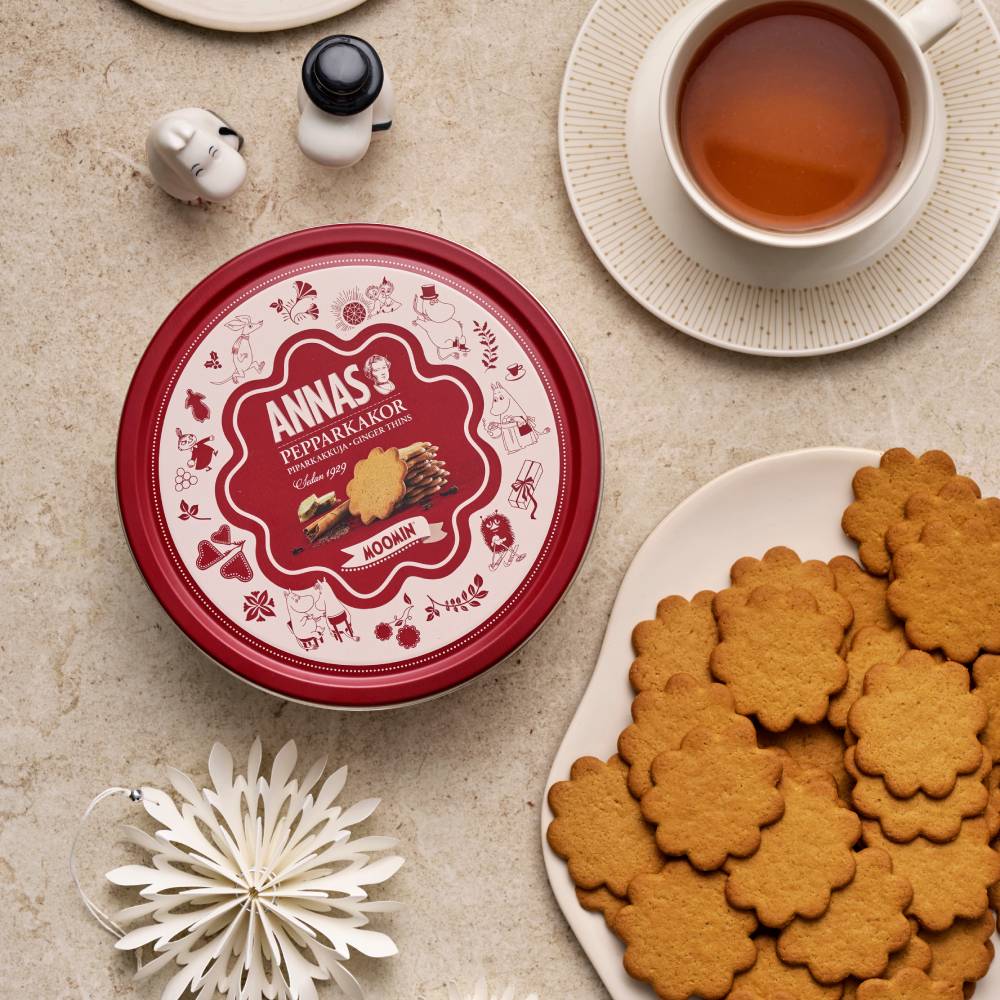 Moomin Annas Gingerbreads Tin 280g - The Official Moomin Shop