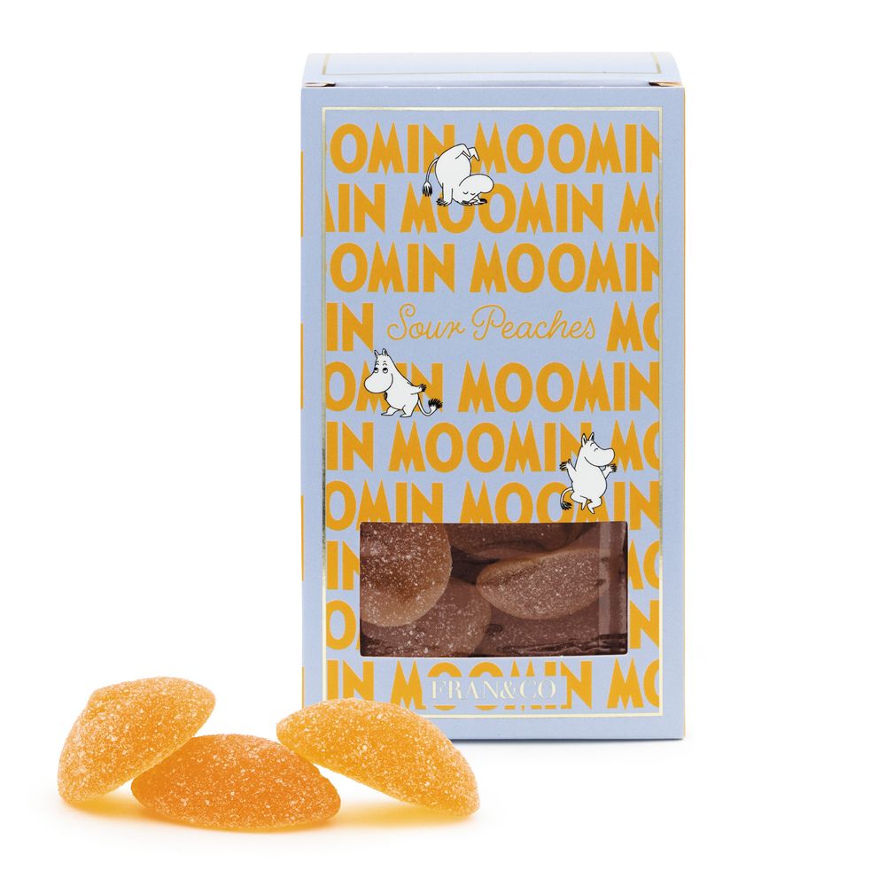 Moomin Sour Peaches 190g - The Official Moomin Shop