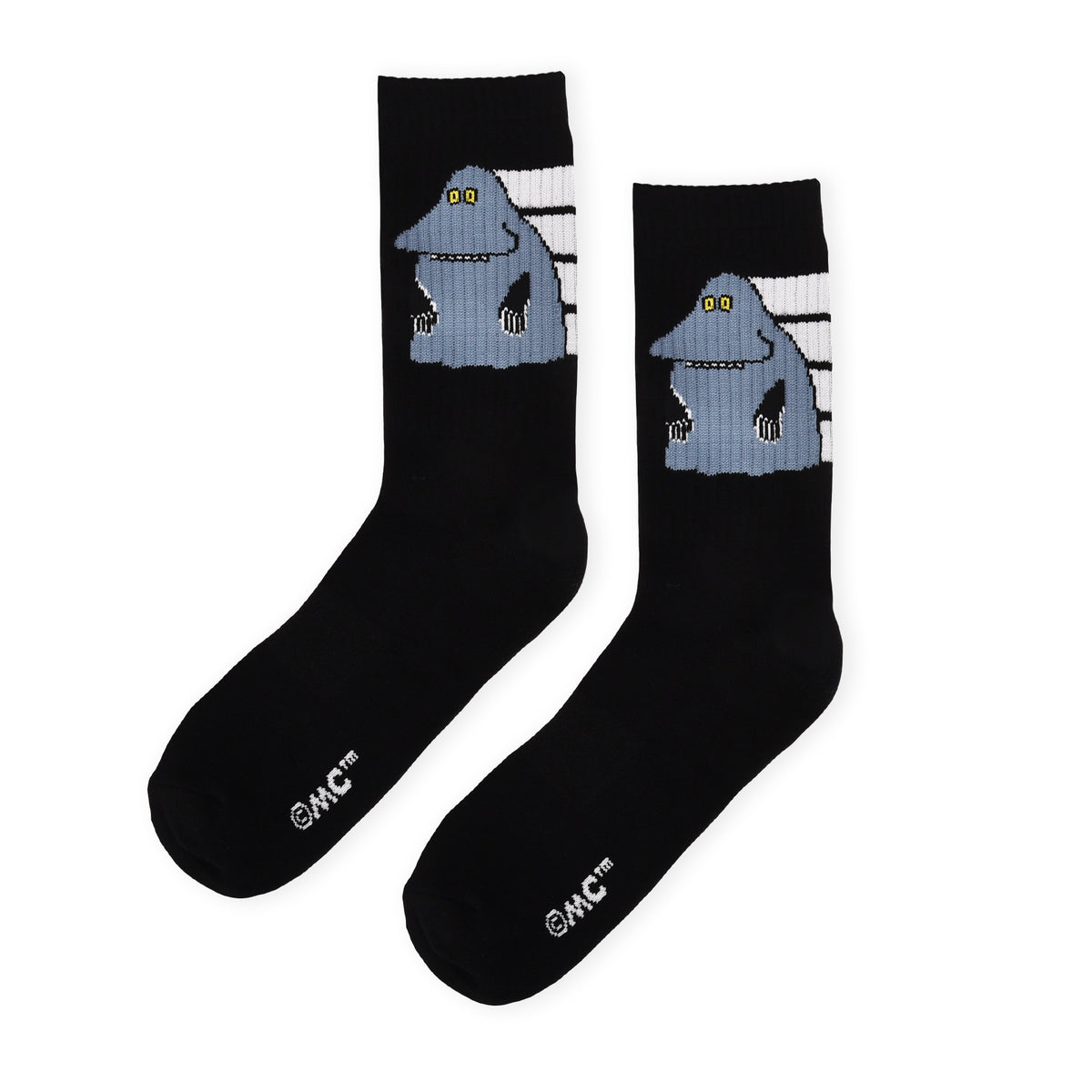 Moomin 80 Sokker Retro Hufsa Svart 40-45 - Nordicbuddies
