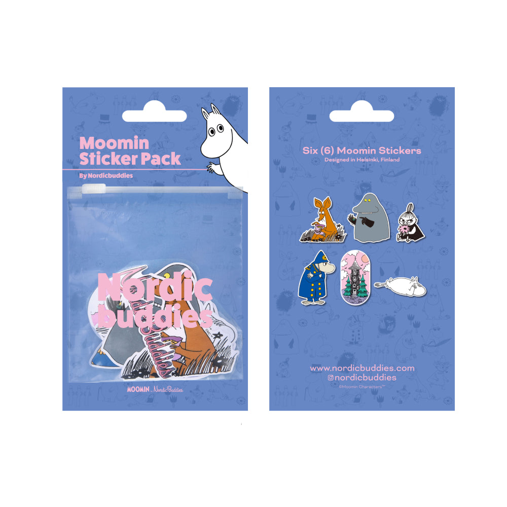 Mummitroll Stickers 6-stk - Nordicbuddies