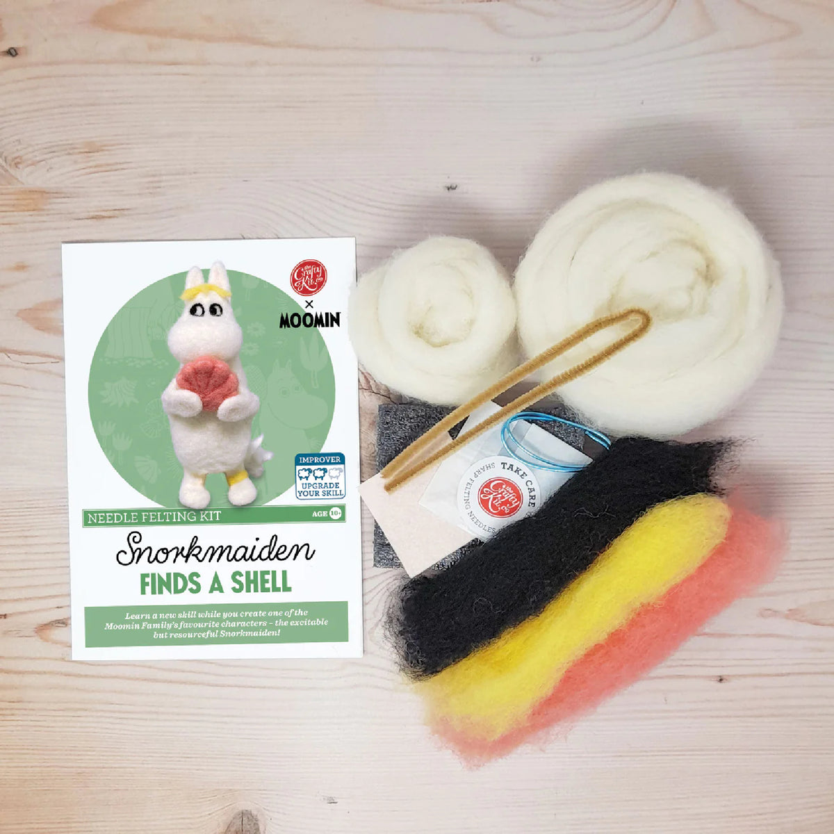 Snorkfrøken Skjell Filtingsett - Crafty Kit Company