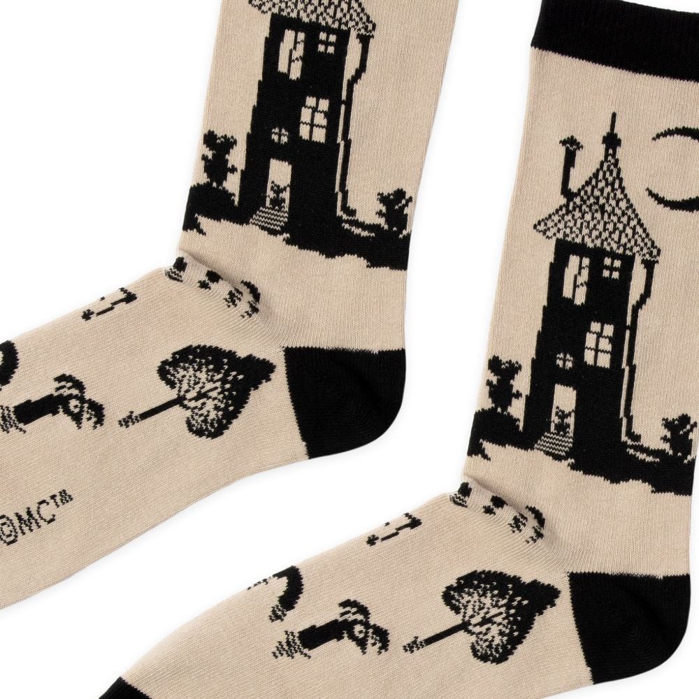 Moomin 80 Sokker Mummihus Beige 40-45 - Nordicbuddies