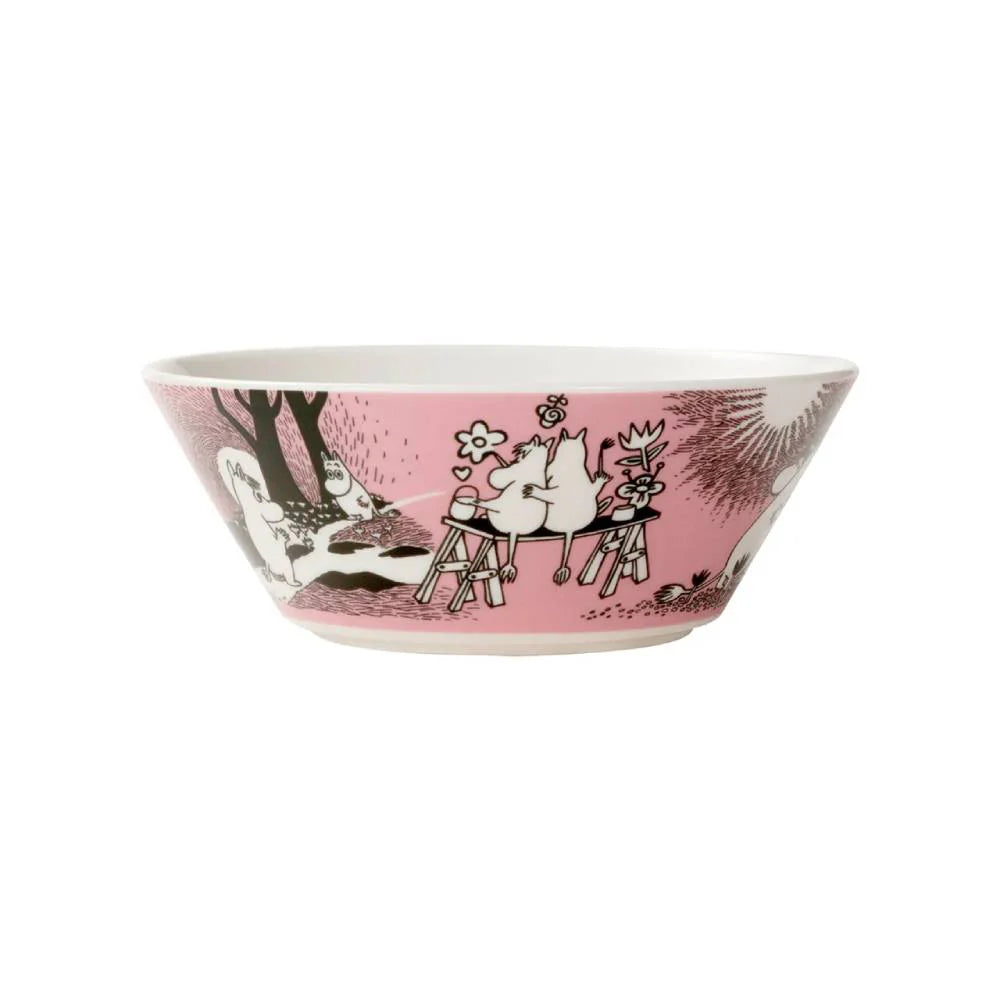 Mummi Skål 15cm Kjærlighet Rosa - Moomin Arabia