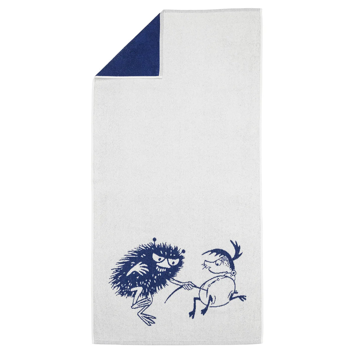 Stinky badehåndkle 70x140 Grå - Moomin Arabia