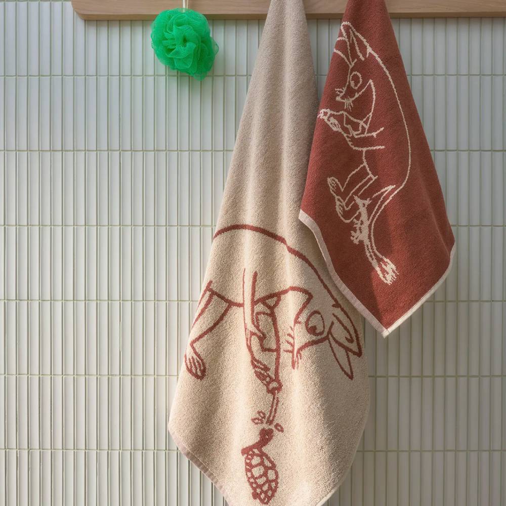 Sniff Håndkle 50x70 Beige - Moomin Arabia