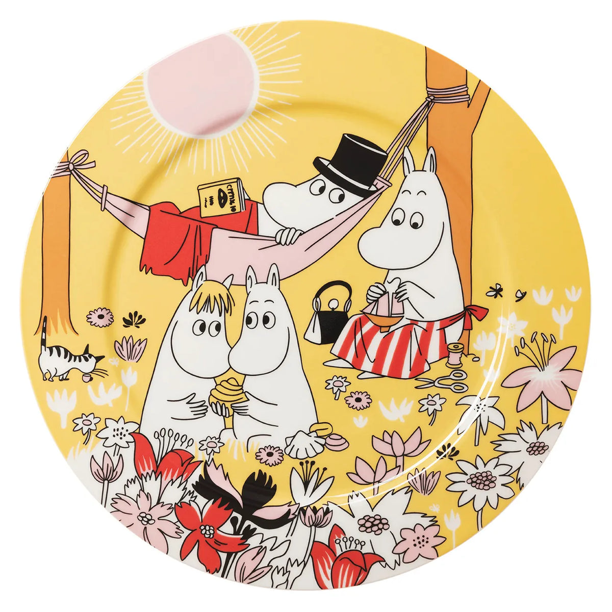 Mummi Familietid Serveringsfat 30cm Gul - Moomin Arabia