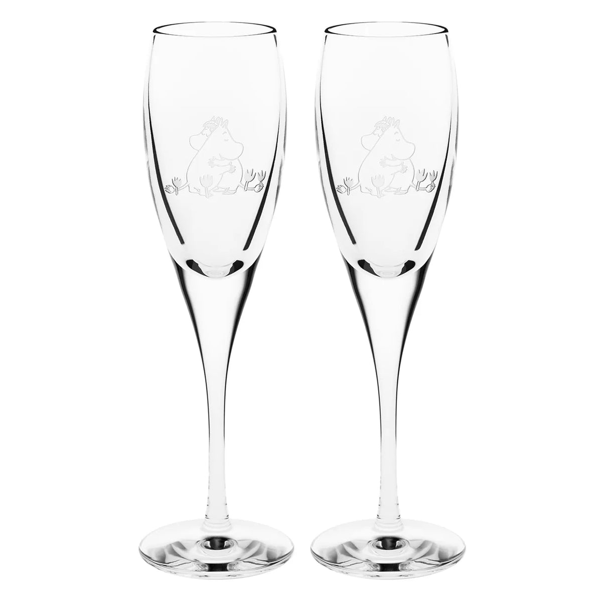 Mummi Champagne Glass 2-pk - Moomin Arabia