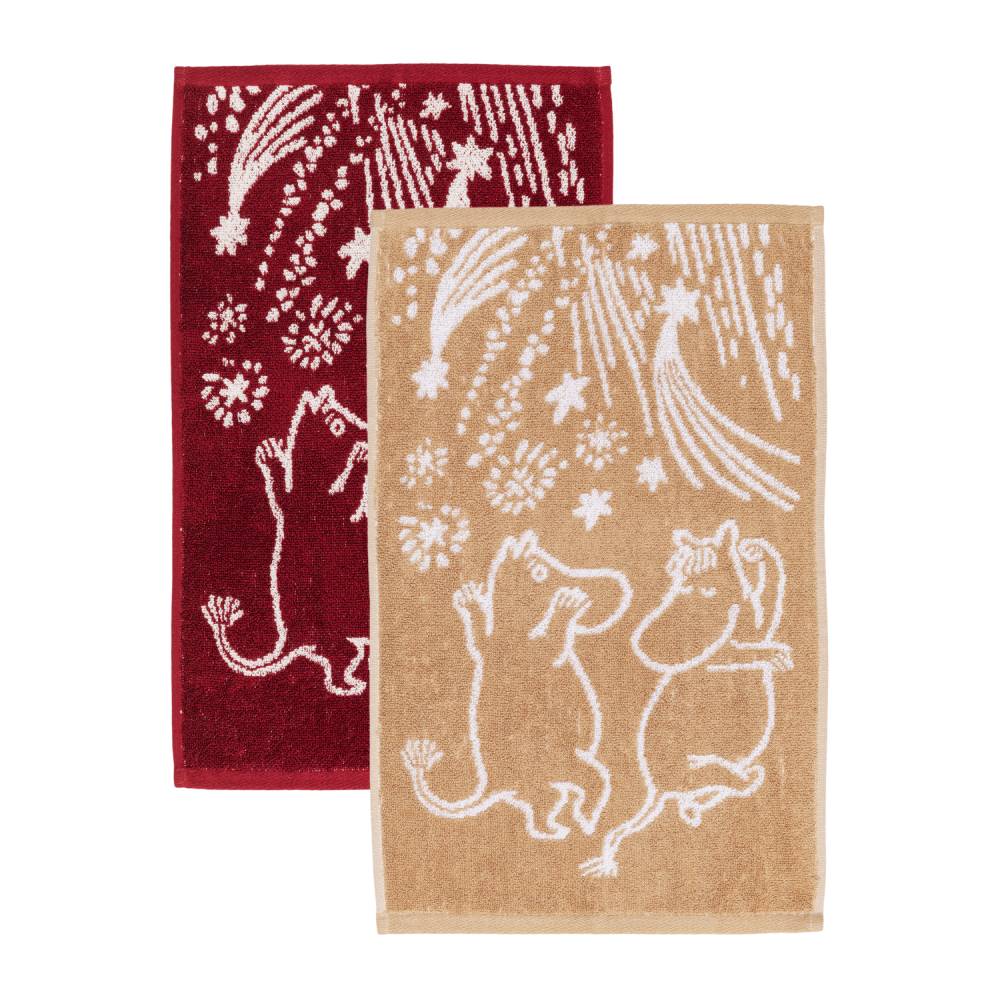 Moomin Festive Moments Hand Towel 2set - The Official Moomin Shop