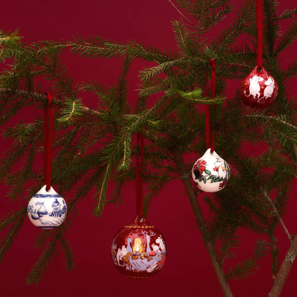 Moomin Festive Moments Annual Bauble 3set - The Official Moomin Shop