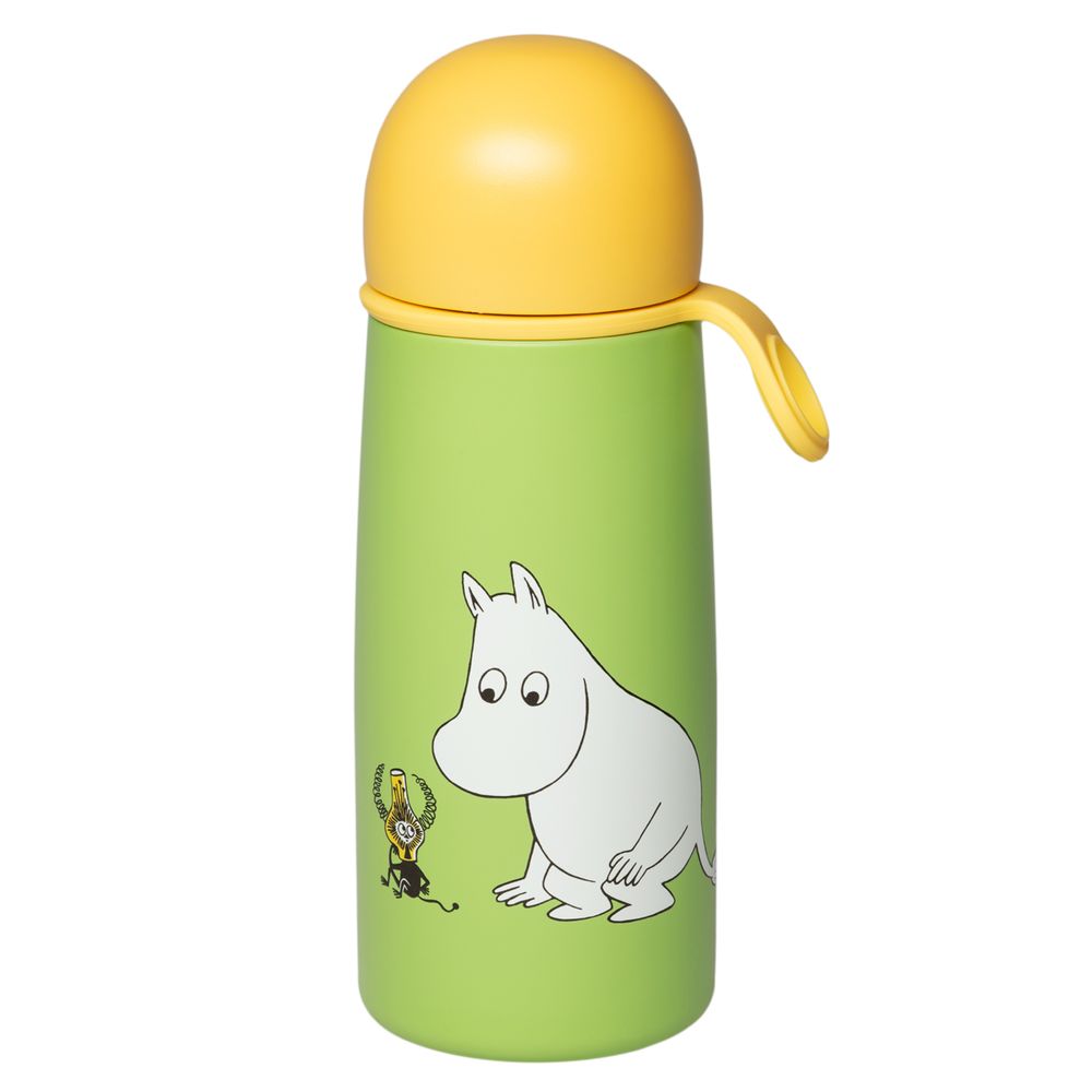 Moomintroll Thermal Bottle 0.45L Green - The Official Moomin Shop