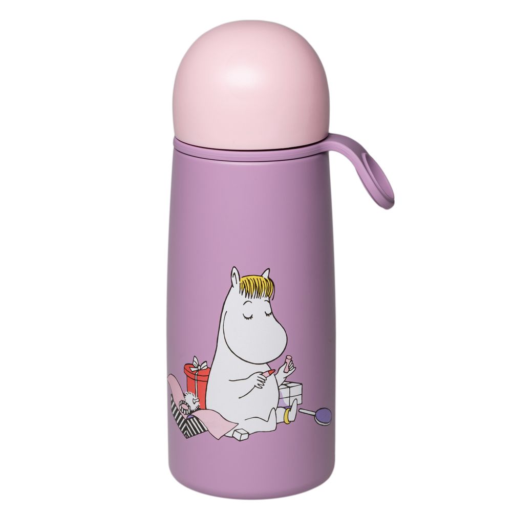 Snorkmaiden Thermal Bottle 0.45L Lilac - The Official Moomin Shop