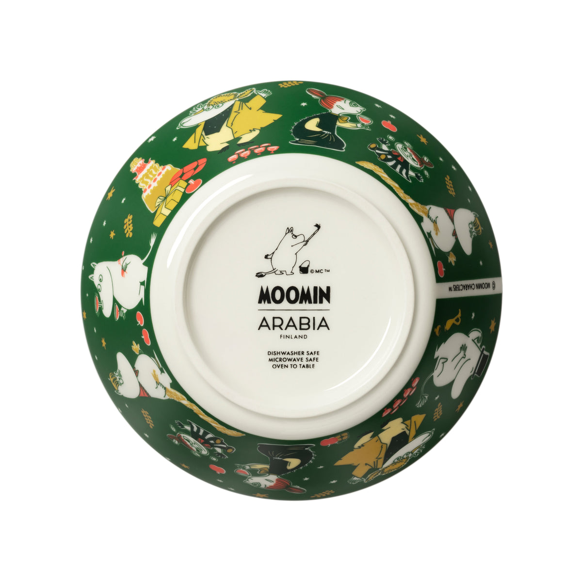 Moomin Gift Of Love Bowl 15cm Green - The Official Moomin Shop