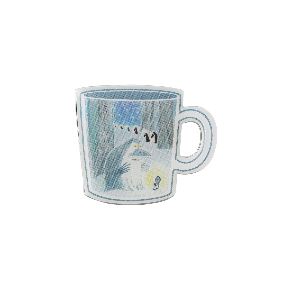 Moomin Winternight Glow Pin Badge - The Official Moomin Shop