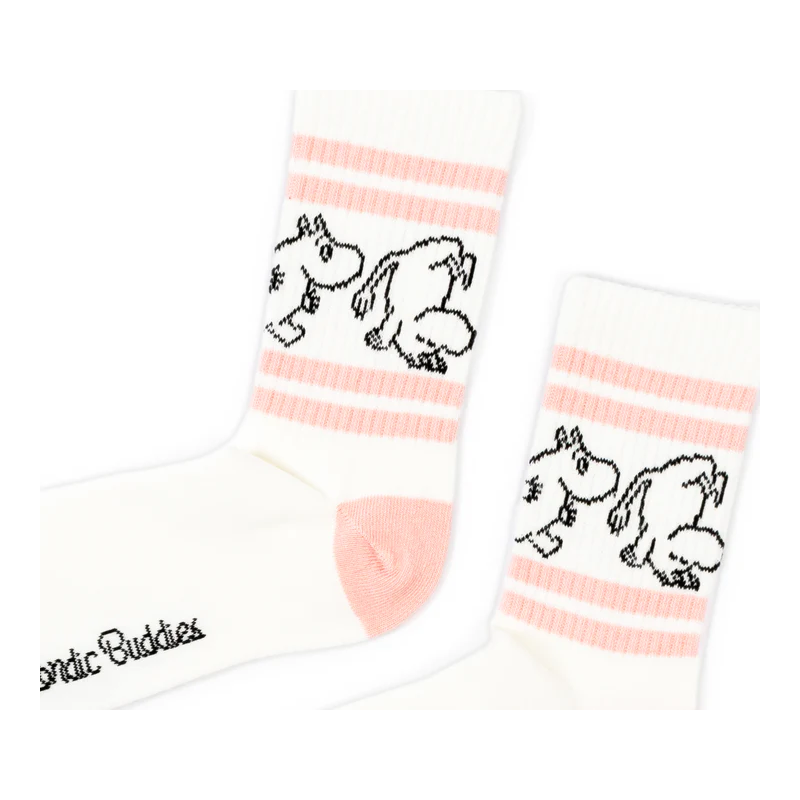 Mummi Sokker Mummitroll Rosa Retro Nordicbuddies