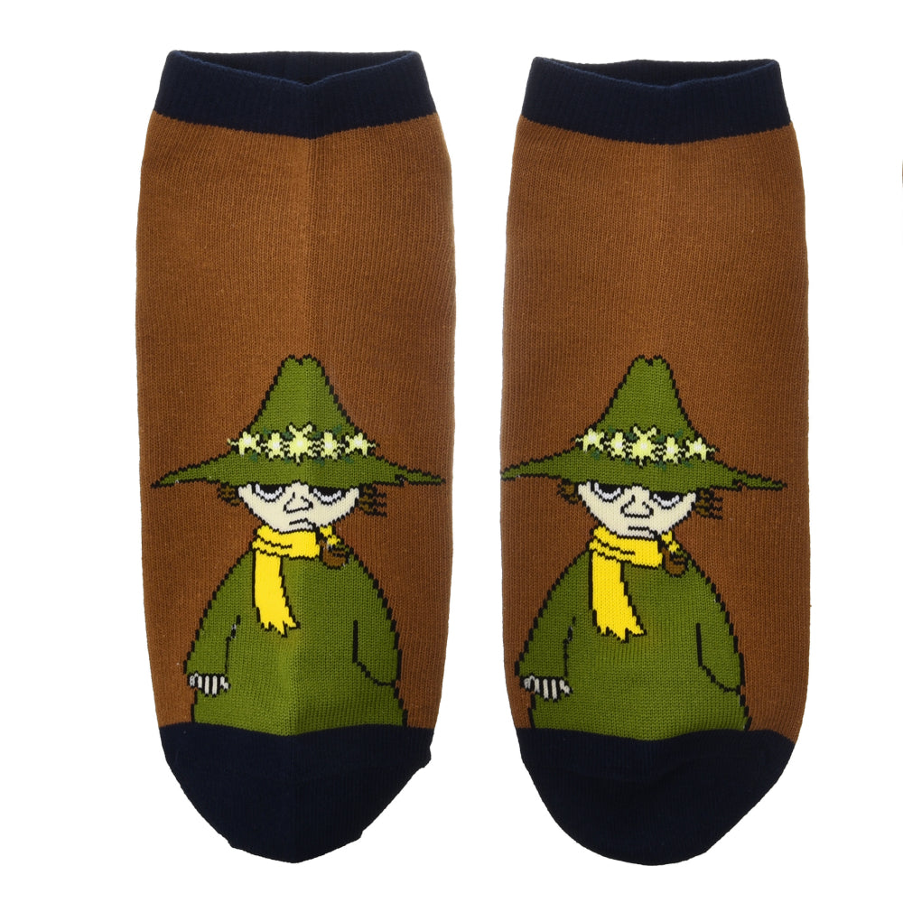 Snusmumrikken Menn Ankle Sokker Brun - Nordicbuddies