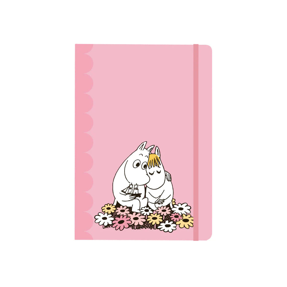 Moomin Hug Notebook A5 Pink - The Official Moomin Shop
