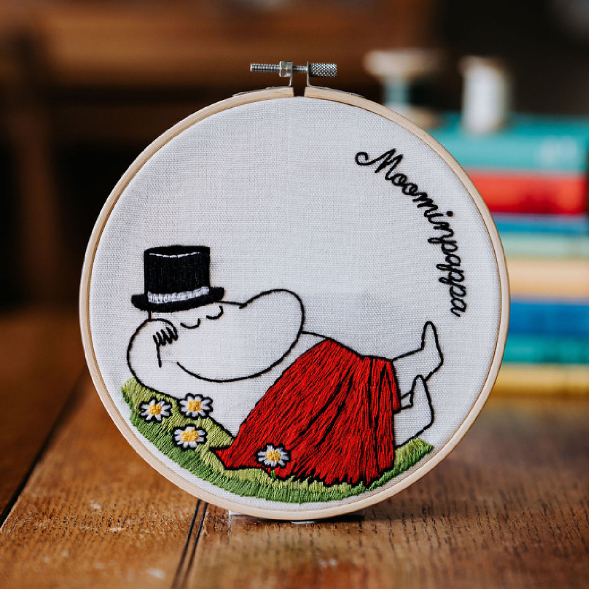 Broderisett Mummipappa Sover - The Crafty Kit Company