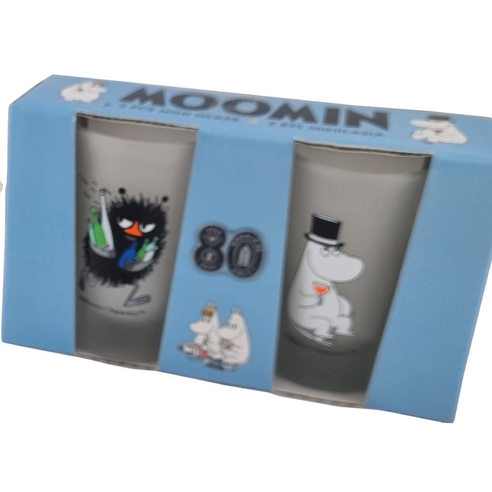 Mummipappa &amp; Stinky Mini Glass sett/2  TMF-Trade