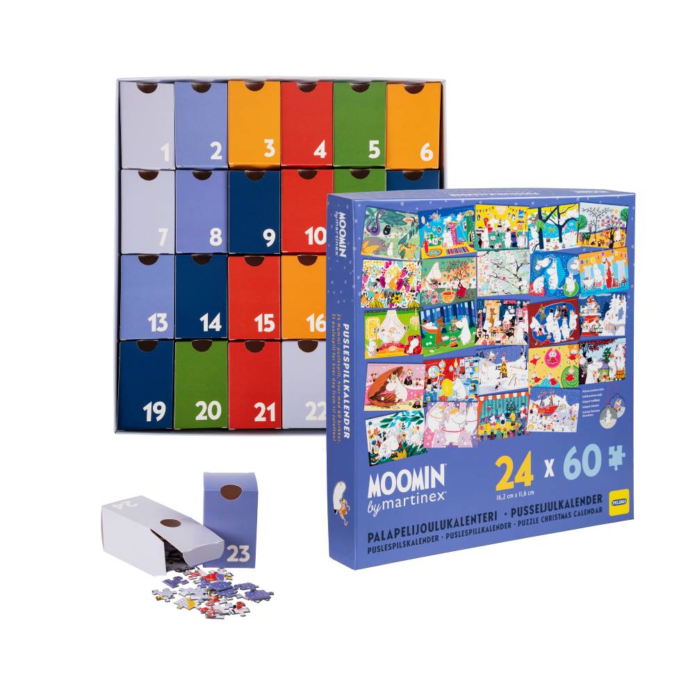 Mummi Adventskalender Puslespill 2024 - Martinex