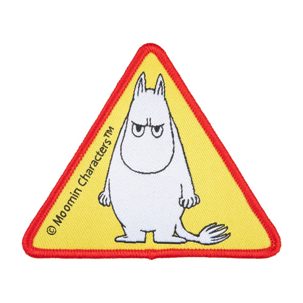 Moomintroll Anger Iron-On Patch Yellow - The Official Moomin Shop