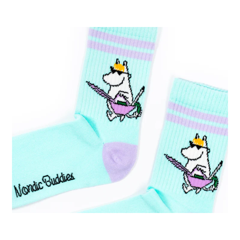 Snorkfrøken Retro Sokker Turkis - Nordicbuddies