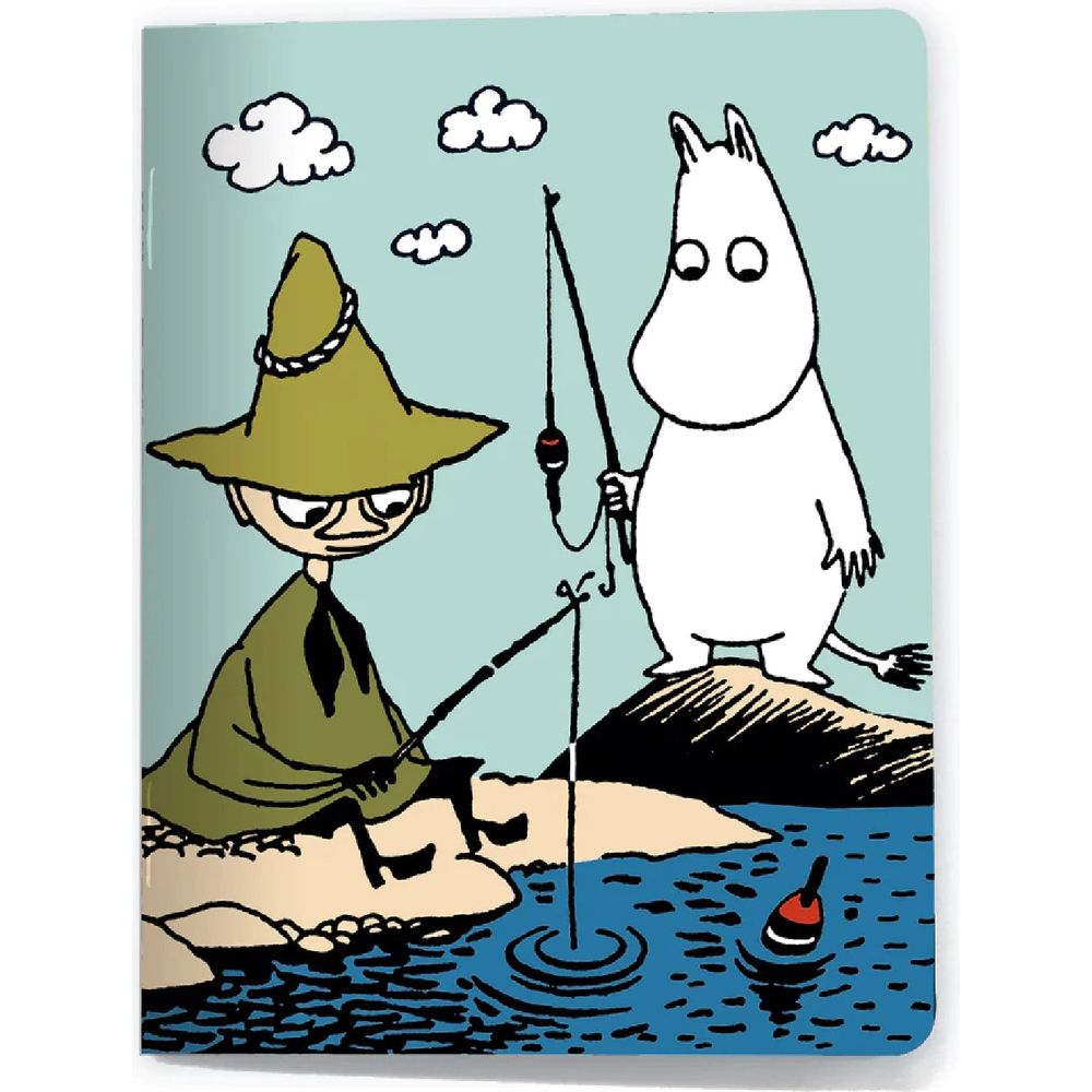 Moomin Fishing Exercise Notebook Mini - The Official Moomin Shop