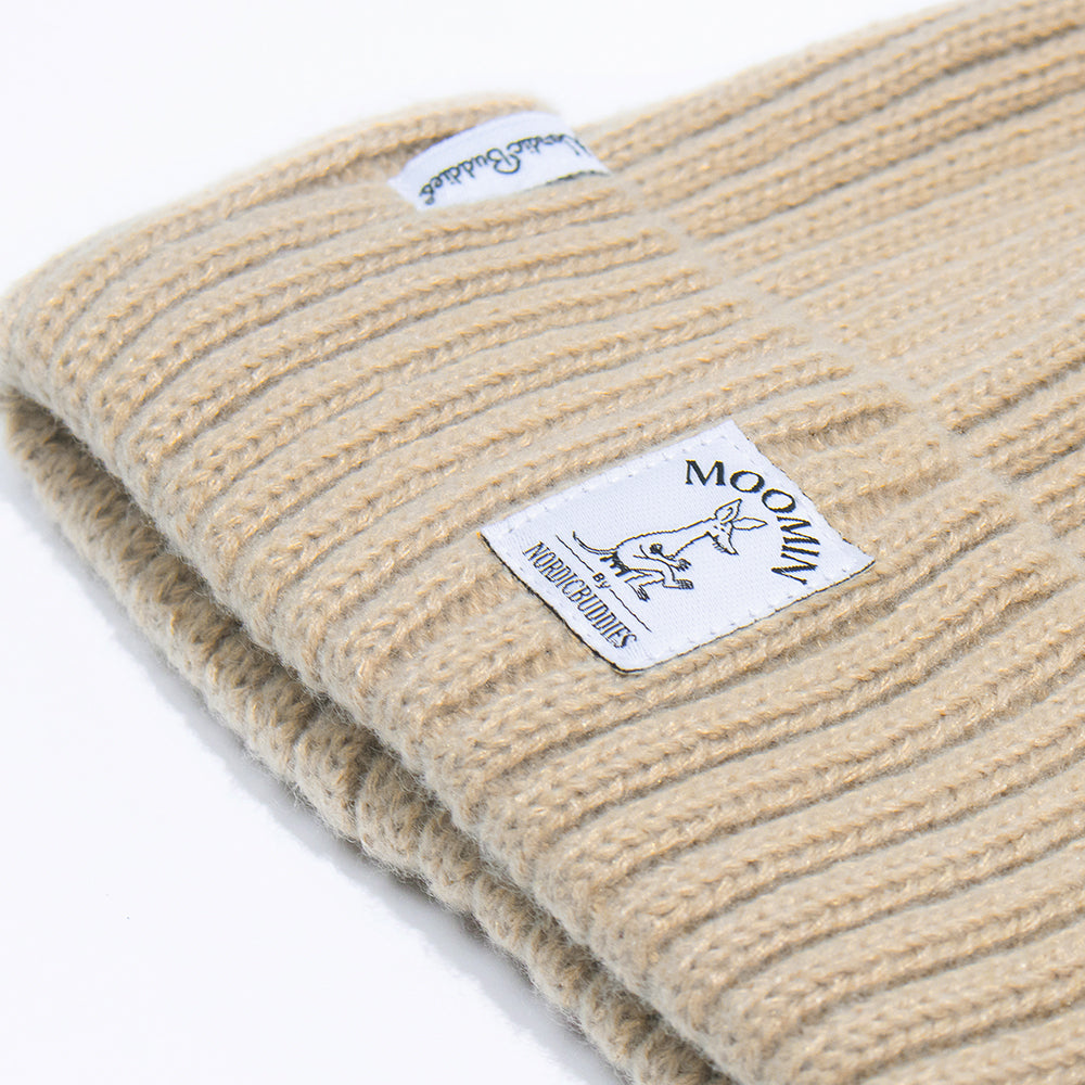 Sniff Beige Vinterlue Beanie - Nordicbuddies