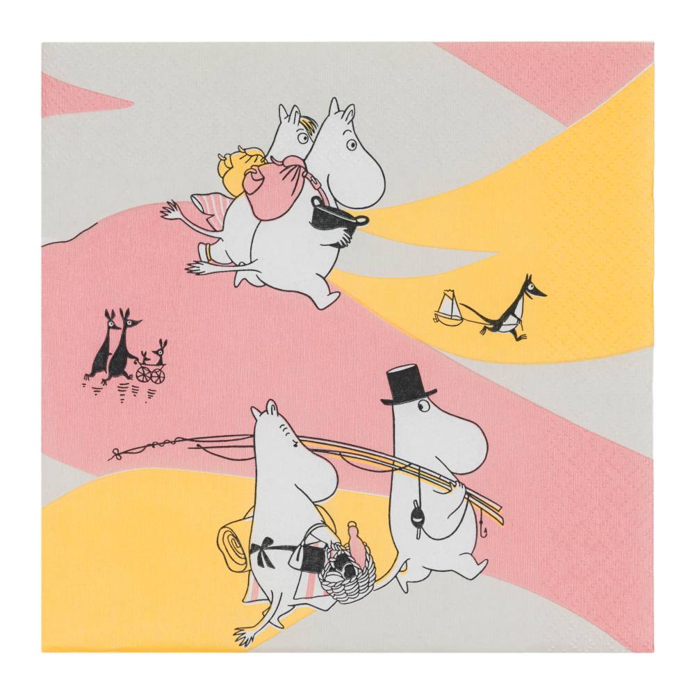 Mummi Familietid Servietter 33cm - Moomin Arabia