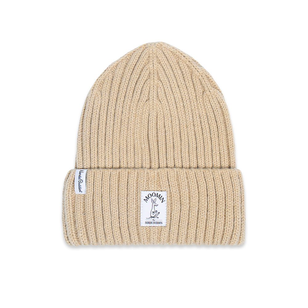 Sniff Beige Vinterlue Beanie - Nordicbuddies