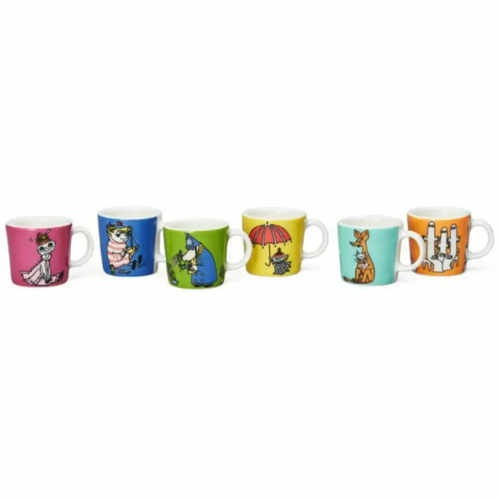 Mummi Mini Kopper sett av 6 - Moomin Arabia
