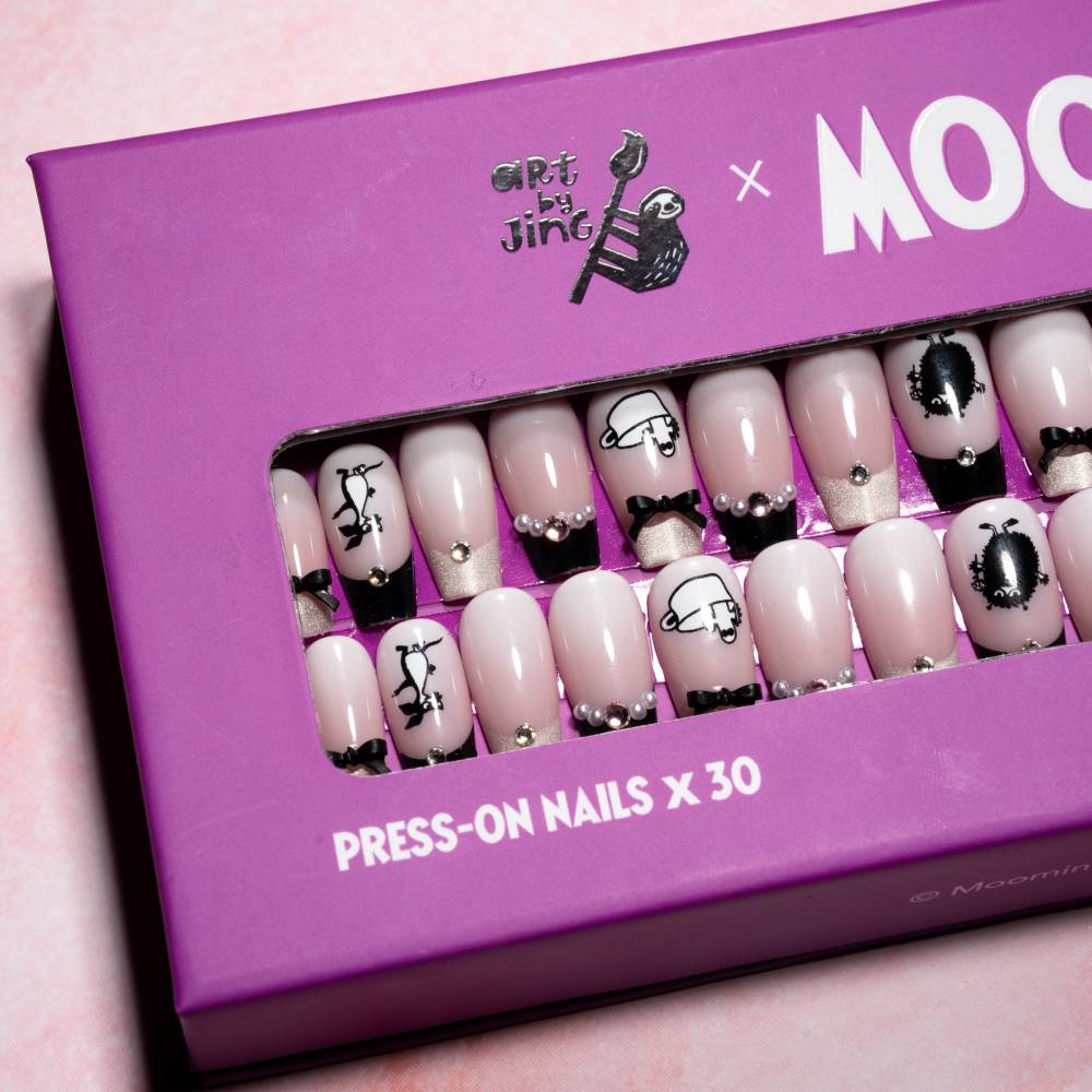 Moomin Press-on Nails Pink - The Official Moomin Shop