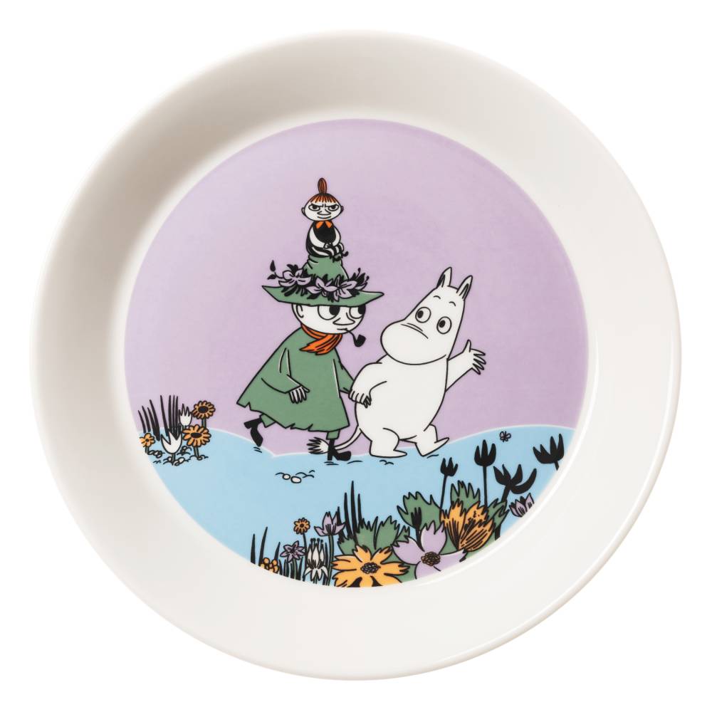Mummi Tallerken Venner for Alltid 19cm - Moomin Arabia
