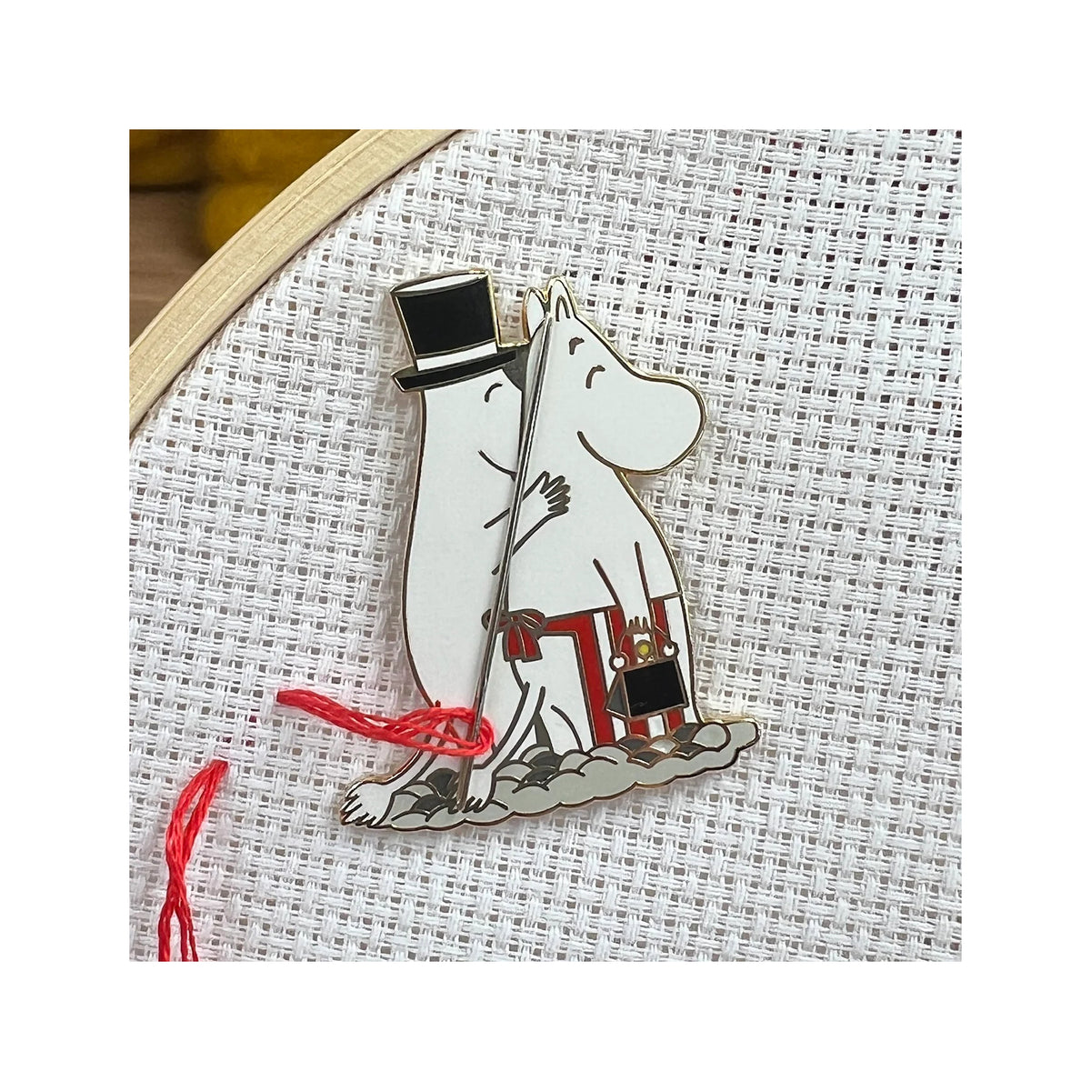 Mummimamma &amp; Mummipappa Magnetisk Nåleholder - The Crafty Kit Company