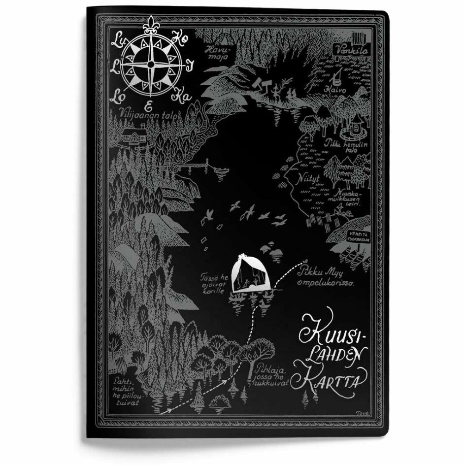 Moomin Kuusilahti Map Notebook A5 - The Official Moomin Shop