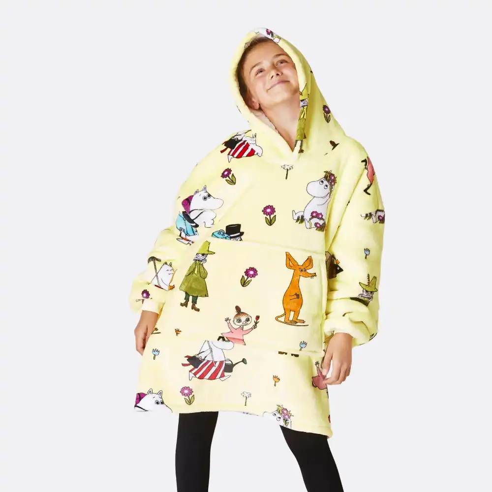 Mummi HappyHoodie Barn Gul - SillySanta