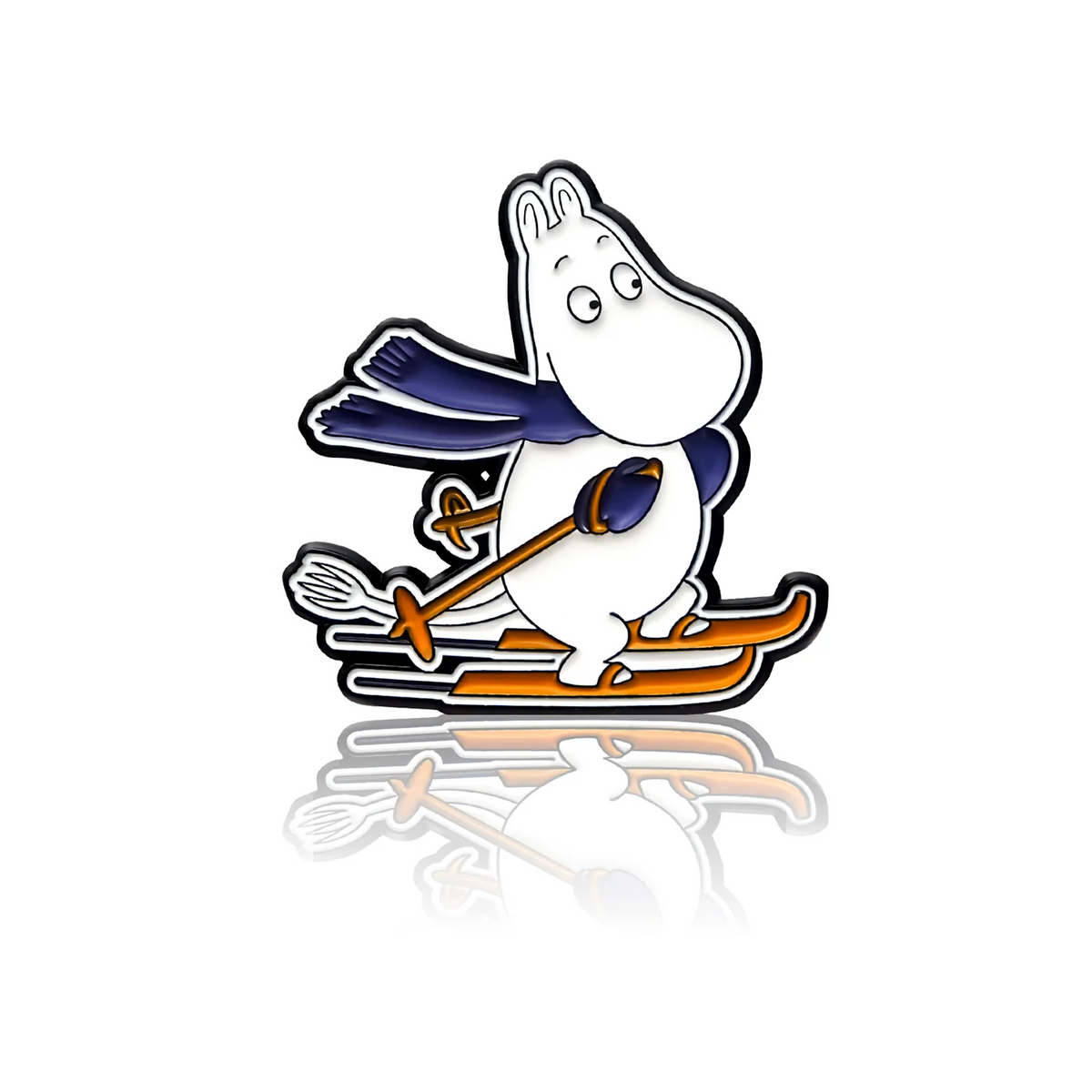 Pin Moomin på skitur - Pinbox