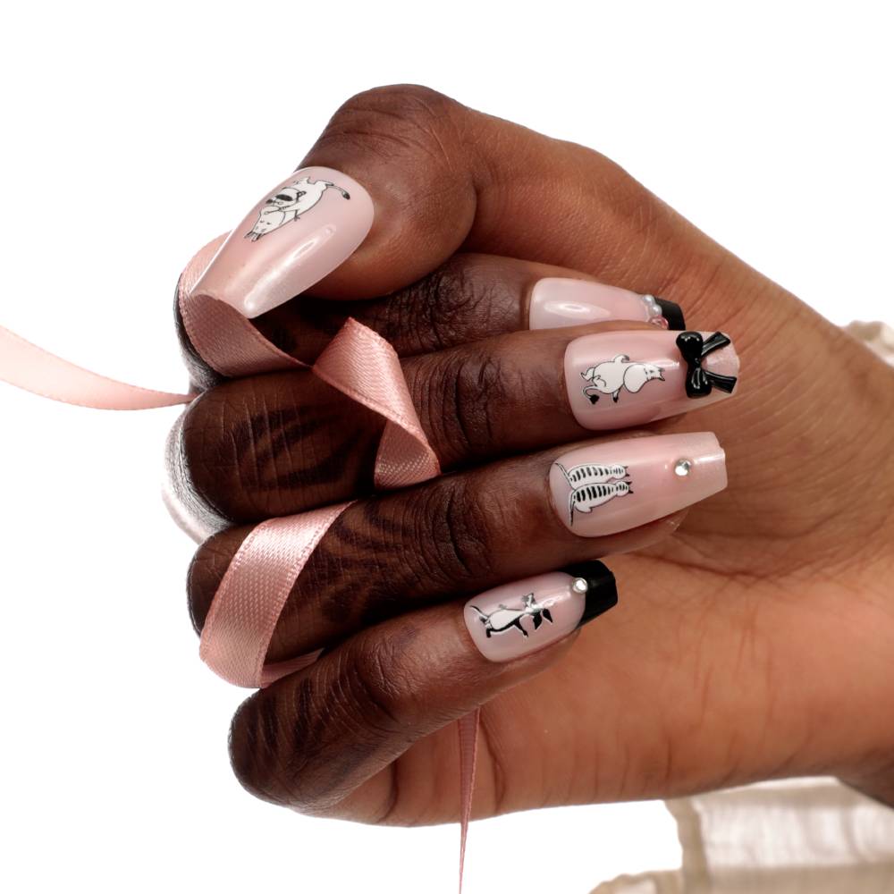 Moomin Press-on Nails Pink - The Official Moomin Shop
