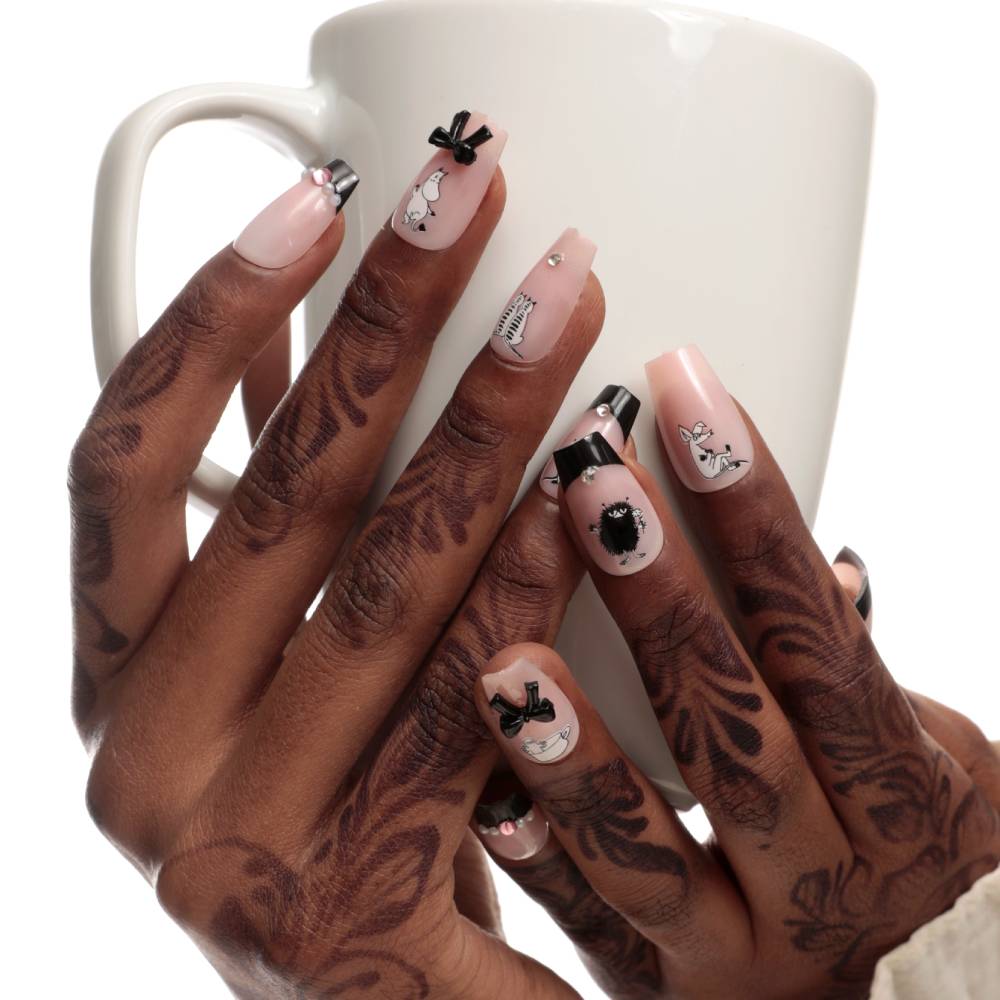 Moomin Press-on Nails Pink - The Official Moomin Shop