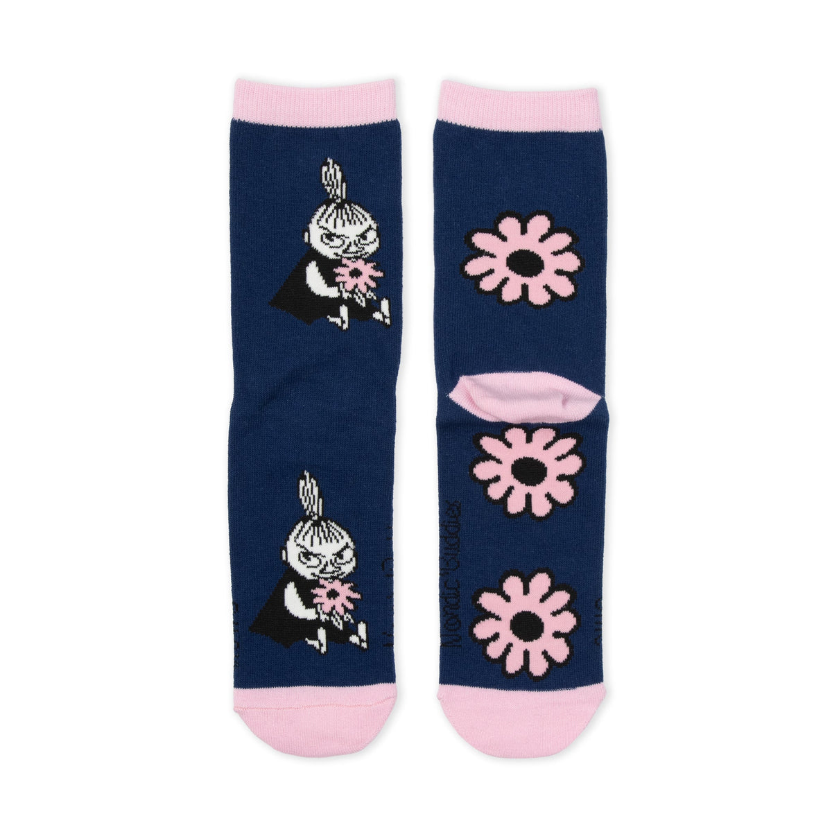 Moomin Sokker Damer Lille My Navy/Rosa - Nordicbuddies