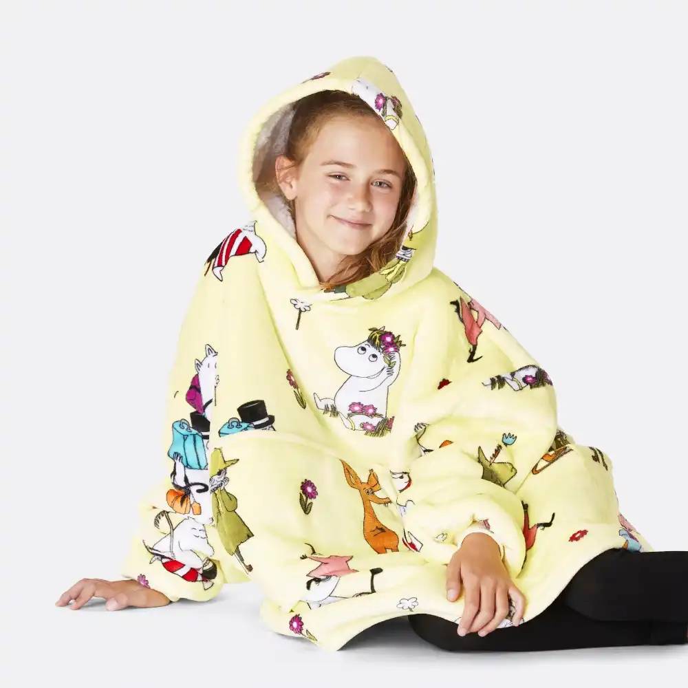 Mummi HappyHoodie Barn Gul - SillySanta