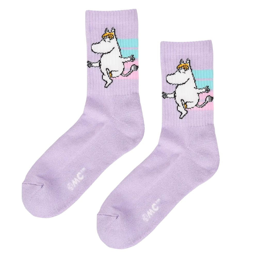 Moomin 80 Retro Sokker Dame Snorkfrøken Lilla - Nordicbuddies