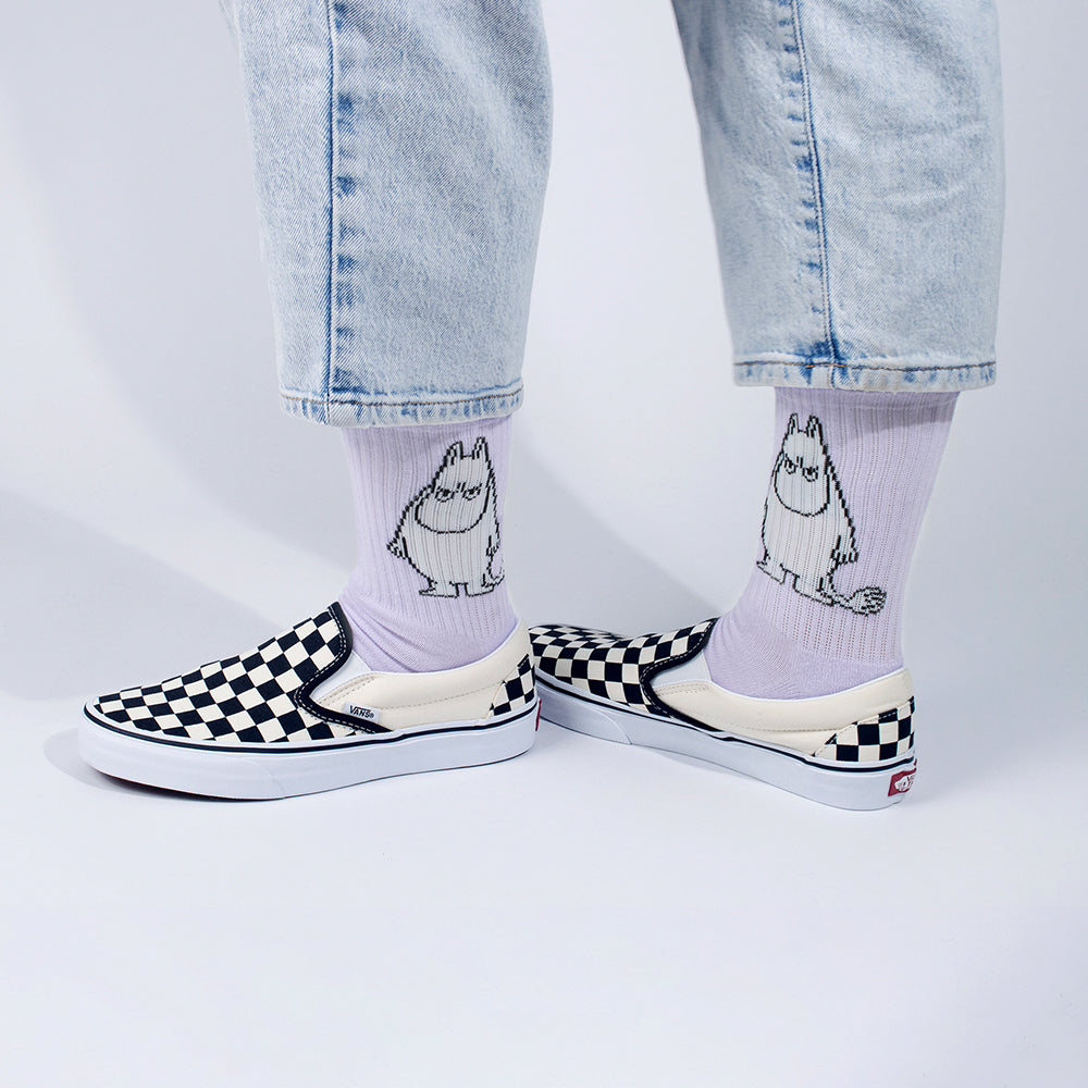 Sint Moomintroll Retro Sokker Lyslilla 36-42 - Nordicbuddies