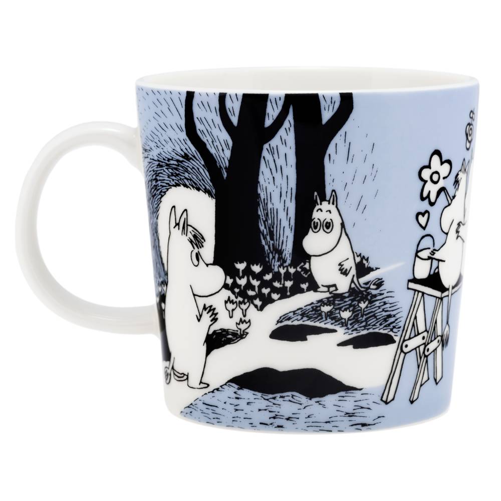 Mummikopp Blå Kjærlighet 0,3l - Moomin Arabia