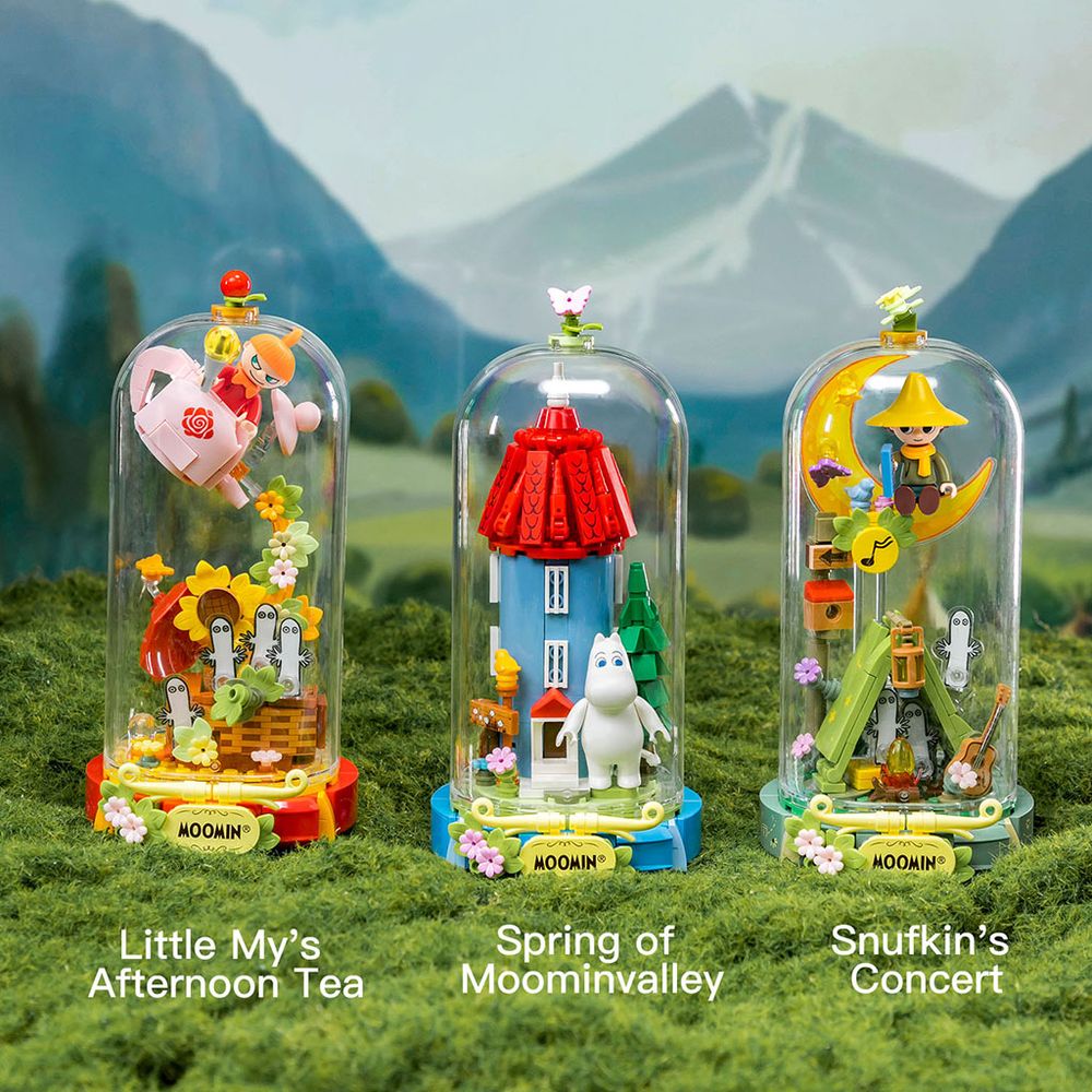 Little My's Afternoon Tea Building Block Model - The Official Moomin Shop