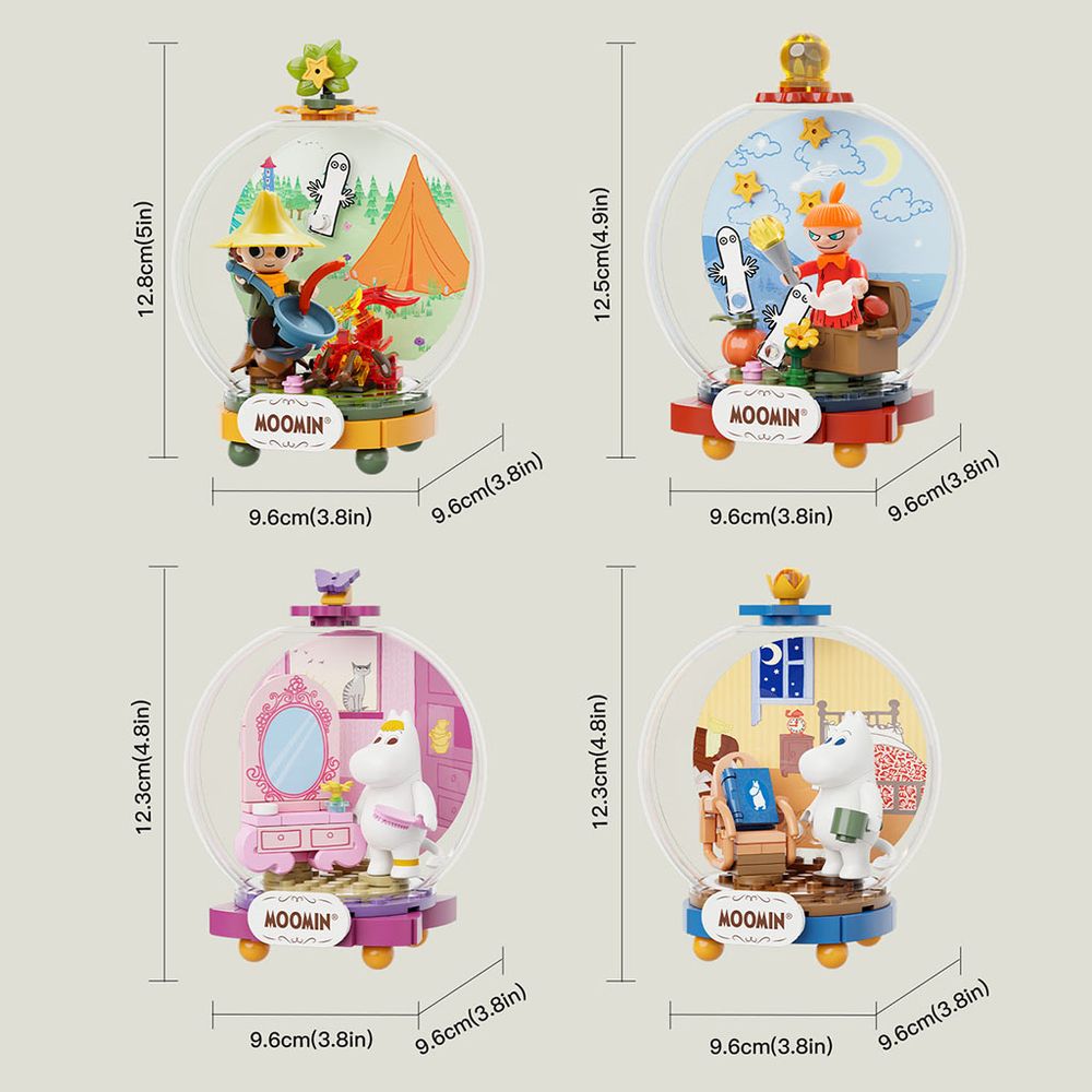 Snufkin's Adventure Building Block Model - The Official Moomin Shop