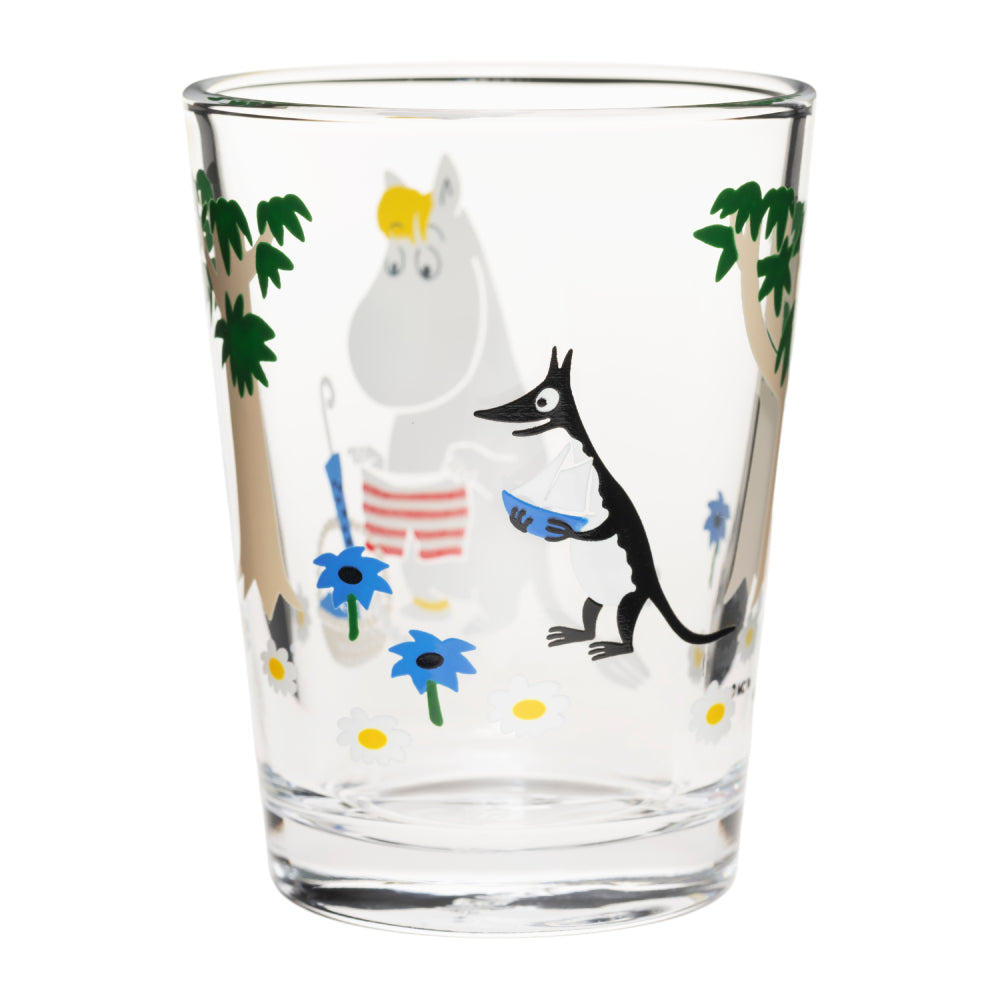 Mummi Drar på Ferie Vannglass 22cl - Moomin Arabia