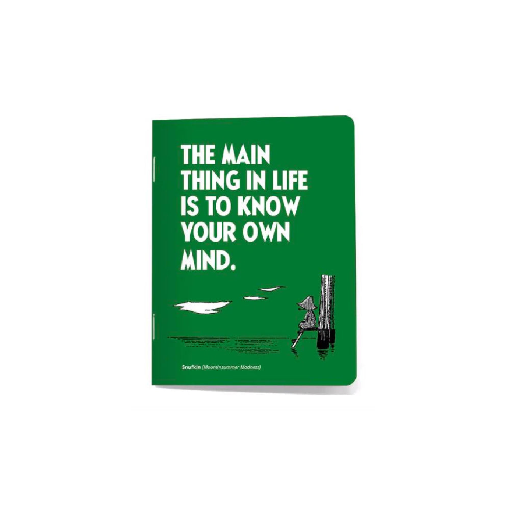 Snufkin The Main Thing Mini Exercise Notebook - The Official Moomin Shop