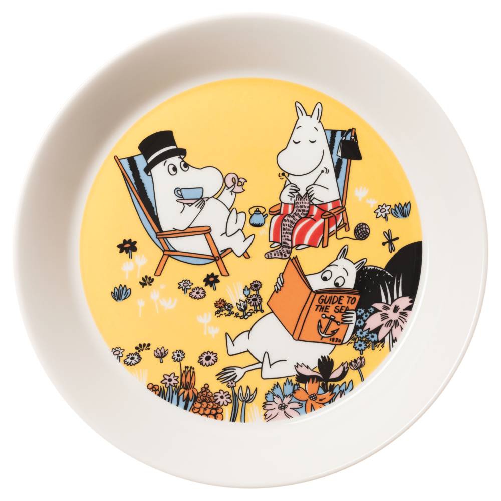 Mummi Familietid Tallerken 19cm - Moomin Arabia