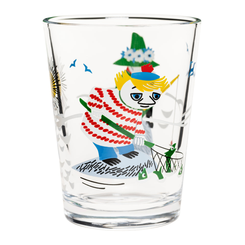 Mummi Fisketur Vannglass 22cl - Moomin Arabia